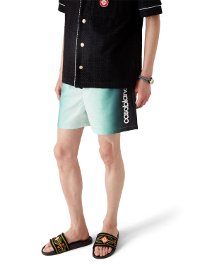 Gradient Monogram Jacquard Swim Shorts