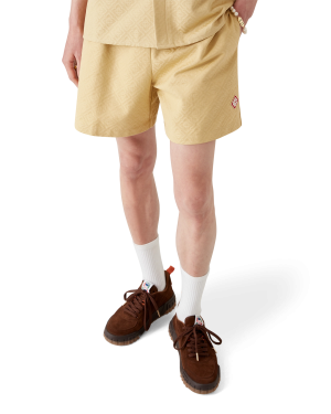 Cotton Monogram Jacquard Shorts