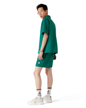 Cotton Monogram Jacquard Shorts