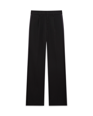 Wool Pleated Trousers