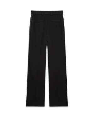 Wool Pleated Trousers