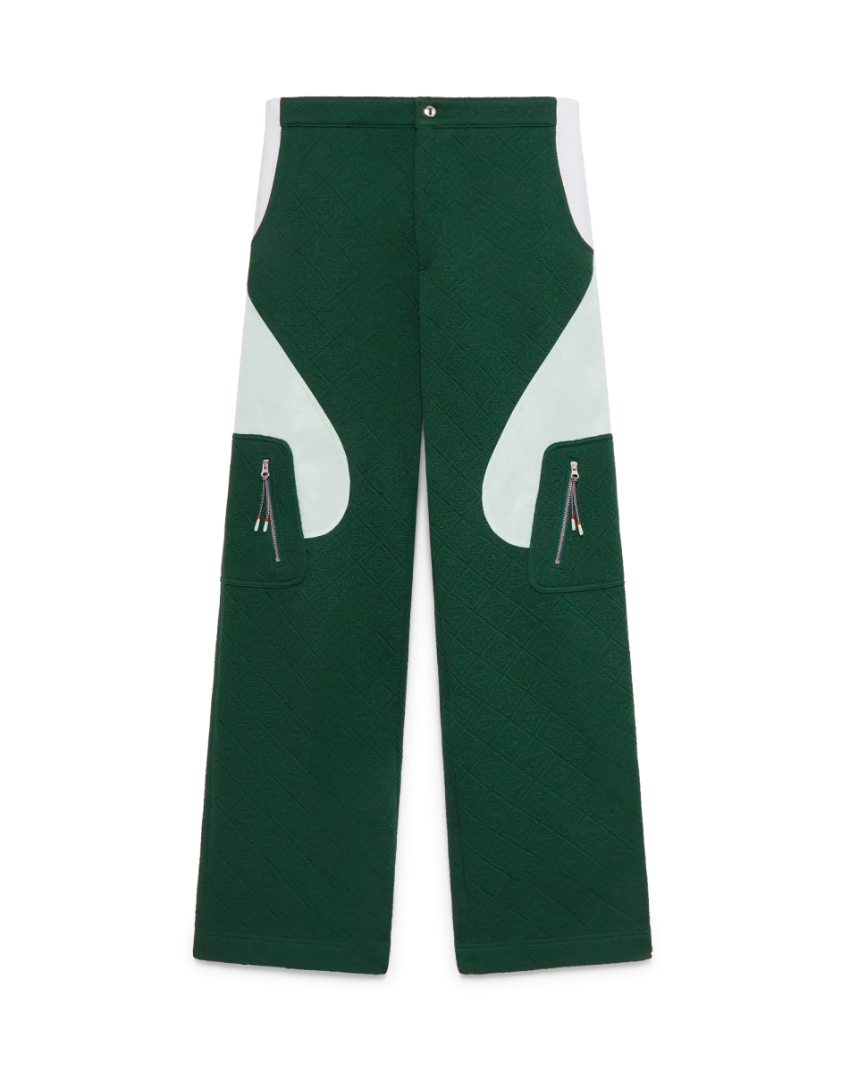 Monogram Jacquard Knit Trousers