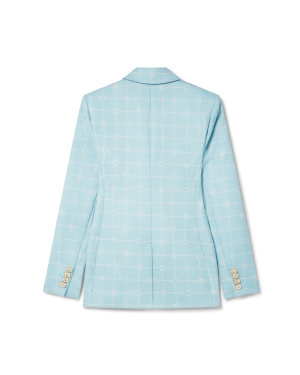 Double Breasted Jacquard Jacket