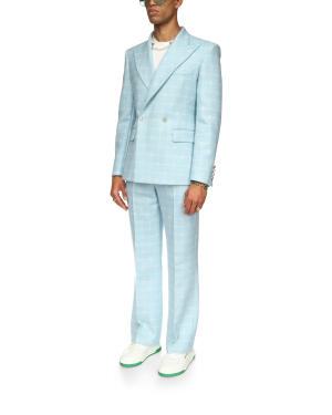 Double Breasted Jacquard Jacket