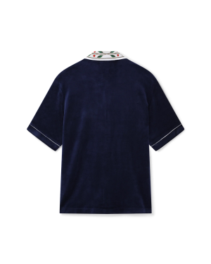 Laurel Short Sleeve Velour Shirt