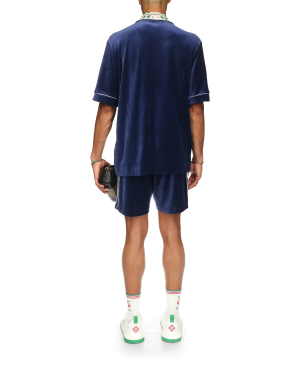 Laurel Short Sleeve Velour Shirt