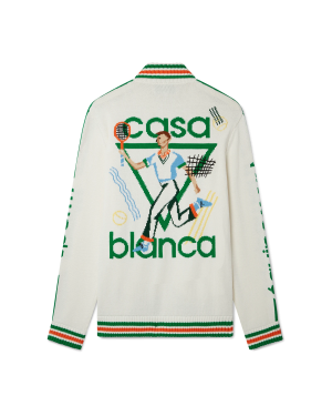 Le Jeu Intarsia Knit Jacket