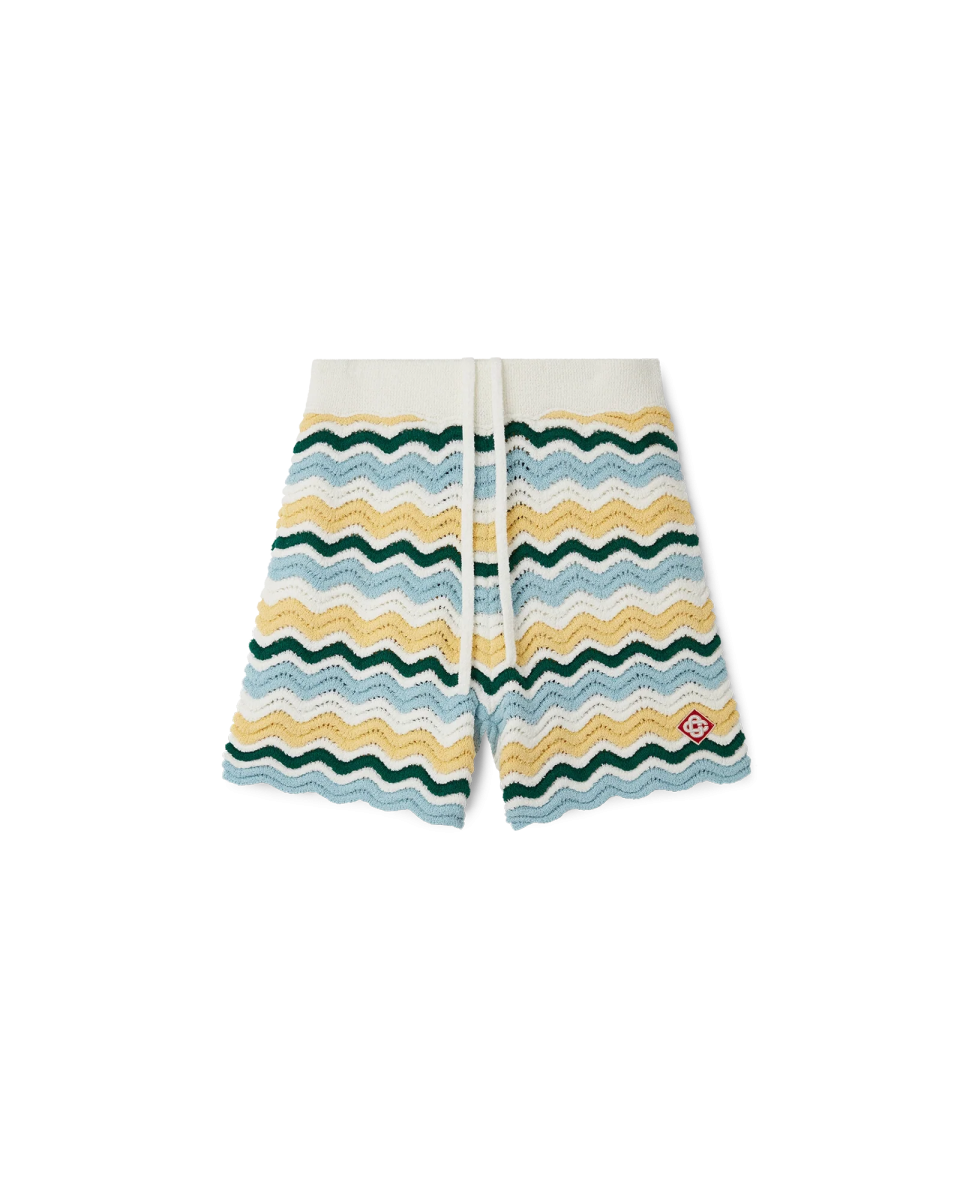 Wavy Boucle Shorts