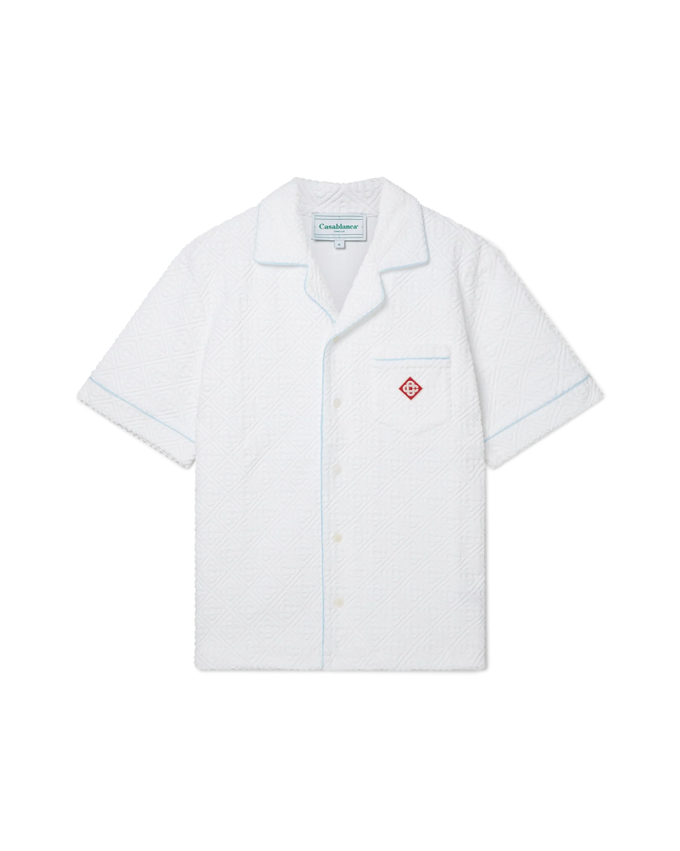 Monogram Short Sleeve Towelling Shirt