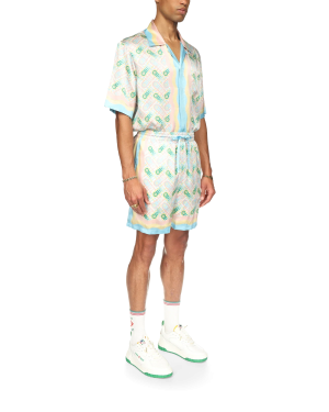 Ping Pong Silk Shorts