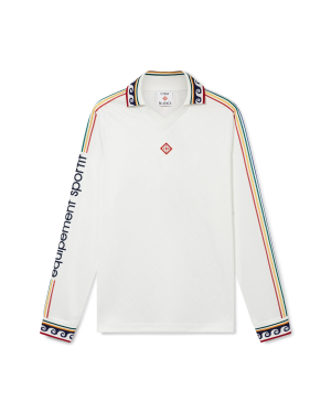 Jacquard Monogram Football Long Sleeve Shirt