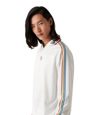 Jacquard Monogram Football Long Sleeve Shirt