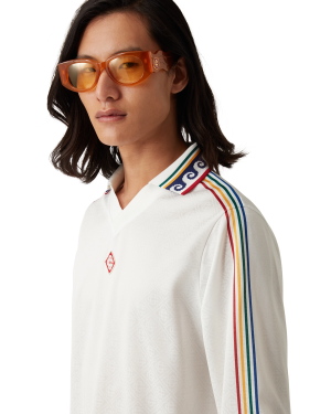 Jacquard Monogram Football Long Sleeve Shirt