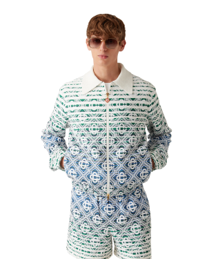 Monogram Gradient Towelling Jacket