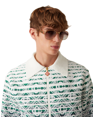 Monogram Gradient Towelling Jacket