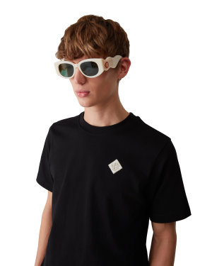 Pearl Diamond Patch Short Sleeve T-Shirt