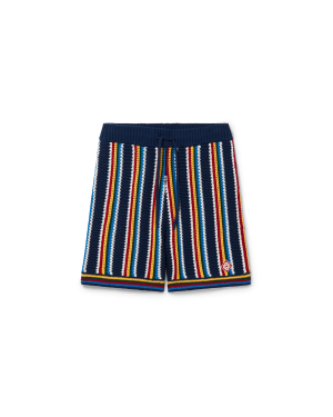 Crochet Stripe Shorts