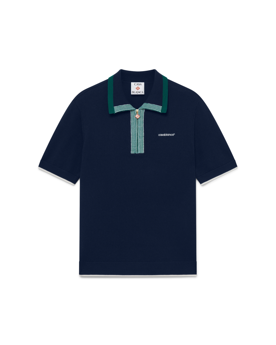 Knit Tennis Polo Shirt