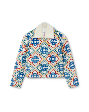 Jacquard Faux Fur Jacket