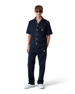 Jacquard Monogram Short Sleeve Shirt