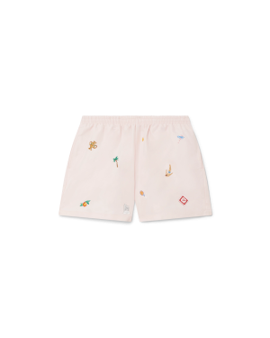 Embroidered Motif Swim Shorts