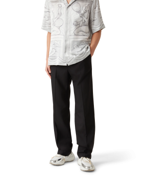 Wool Tailored Trousers