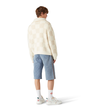 Monogram Jean Shorts