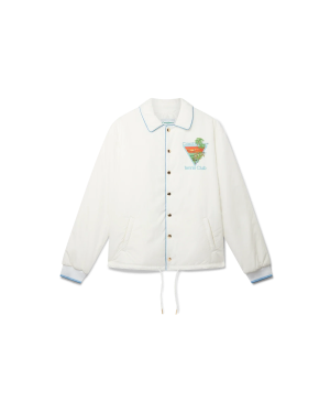Tennis Club Icon Blue Coach Jacket