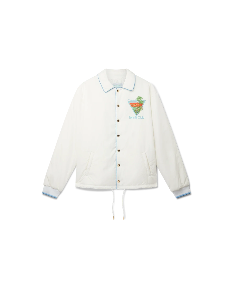 Tennis Club Icon Blue Coach Jacket