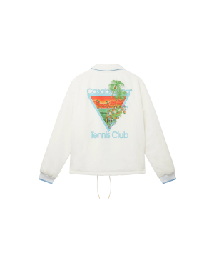 Tennis Club Icon Blue Coach Jacket