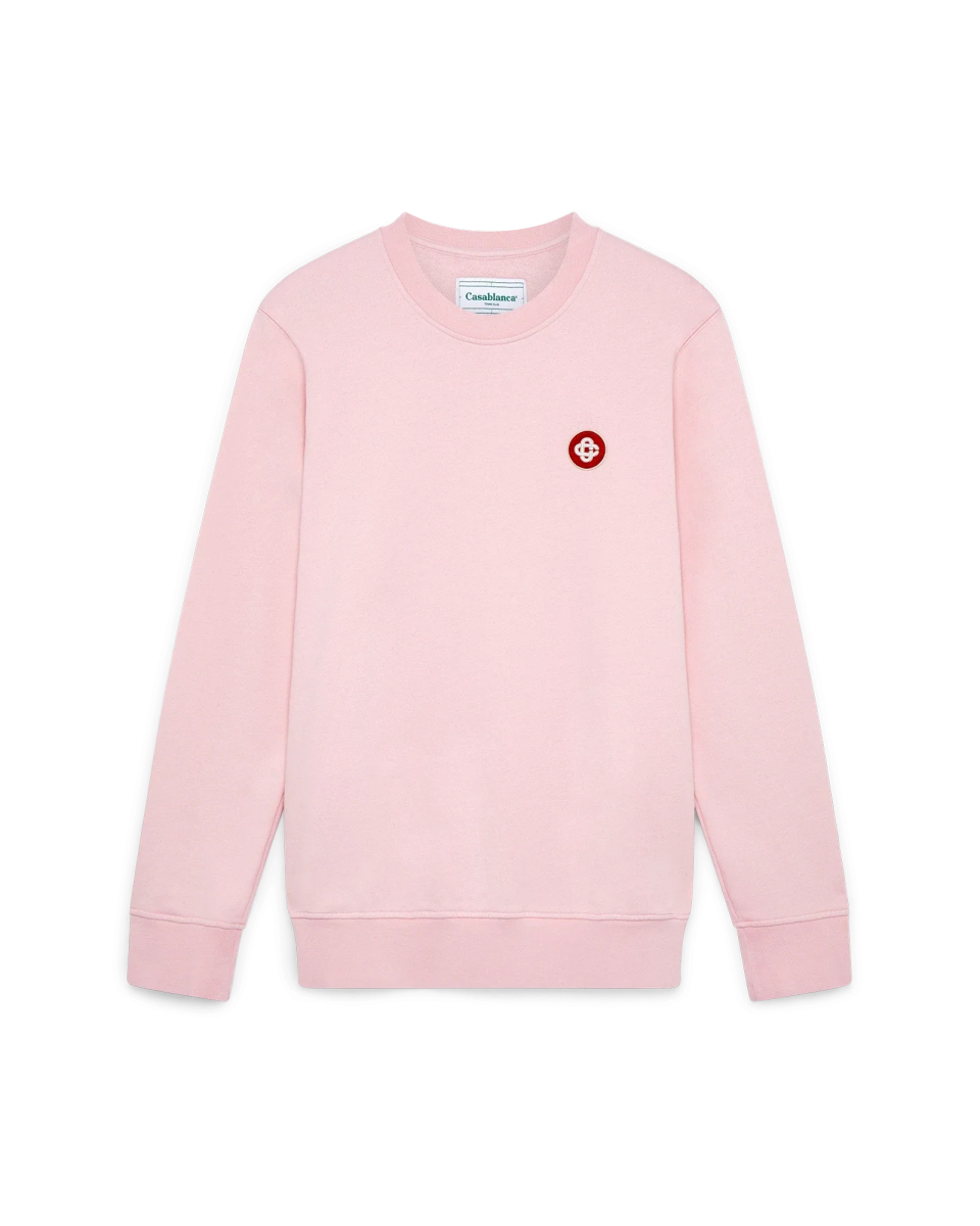 Pink Logo Patch Sweatshirt