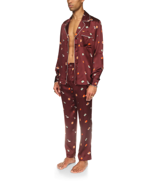Vices Silk Satin Pyjama Trousers