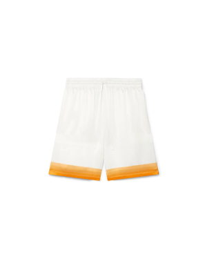 Palm Springs Icon Orange Silk Shorts