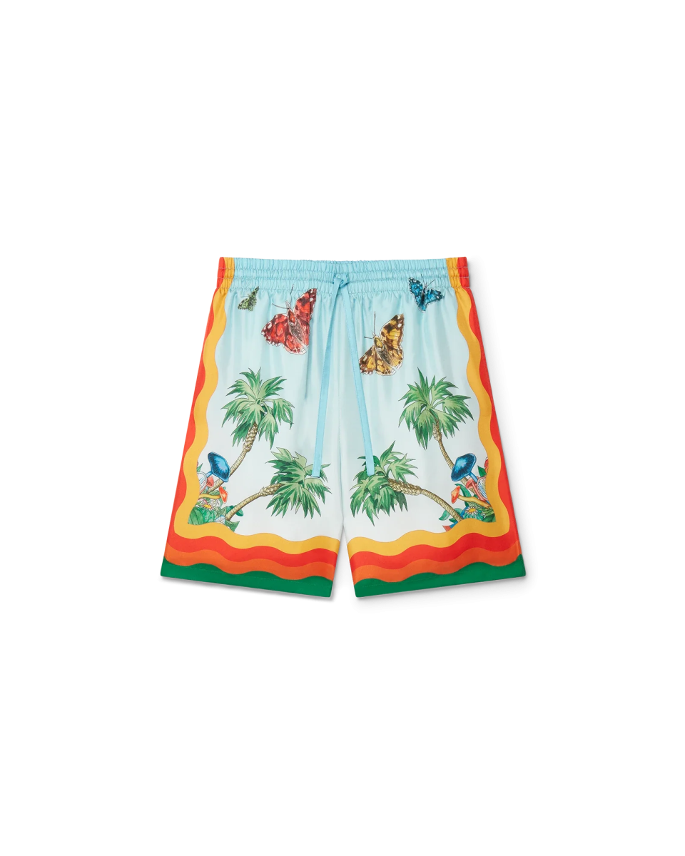 Palm Springs Tennis Club Silk Shorts