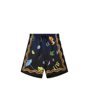 Casa Club Nuit Viscose Shorts