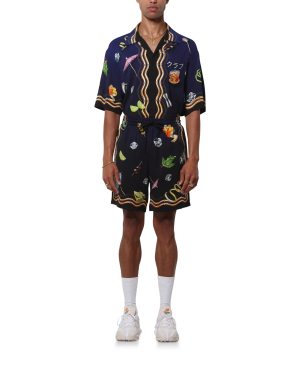 Casa Club Nuit Viscose Shorts