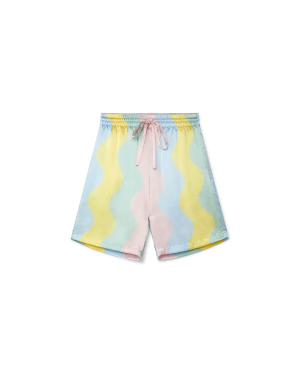 Casa Shell Wave Silk Shorts