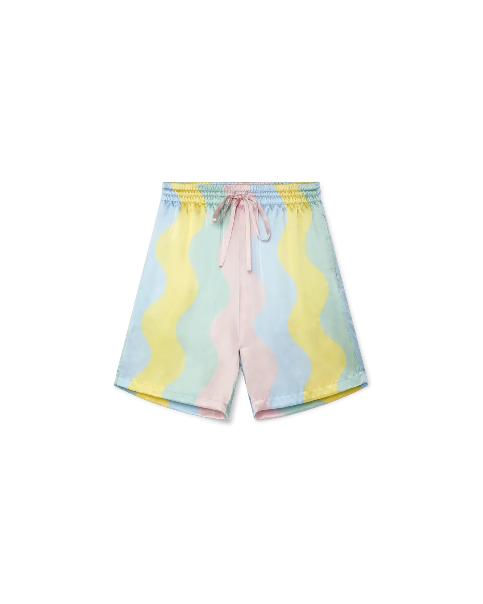 Casa Shell Wave Silk Shorts