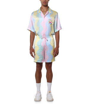 Casa Shell Wave Silk Shorts