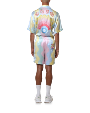 Casa Shell Wave Silk Shorts