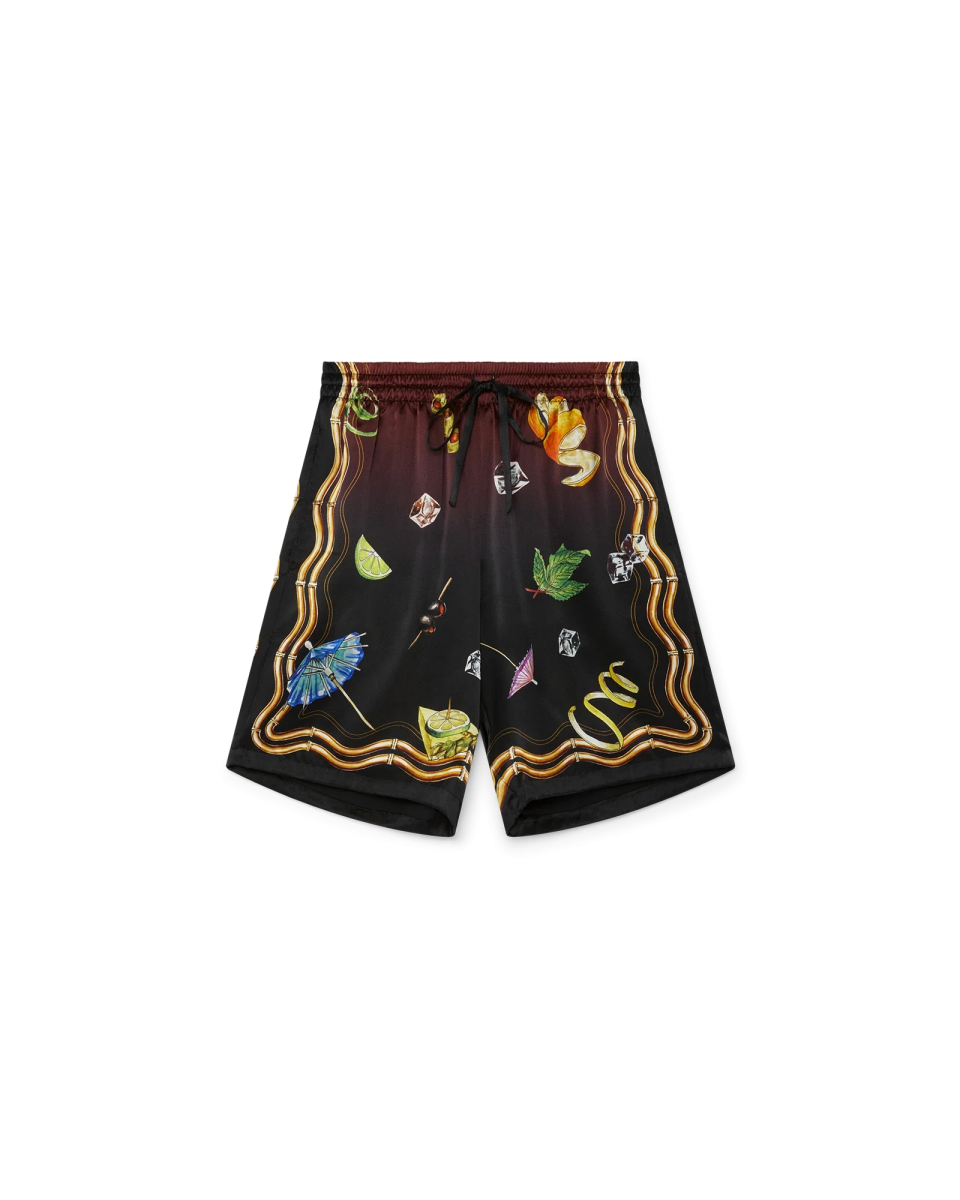 Casa Club Sunset Silk Shorts