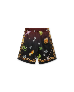 Casa Club Sunset Silk Shorts