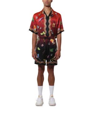 Casa Club Sunset Silk Shorts