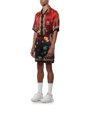 Casa Club Sunset Silk Shorts
