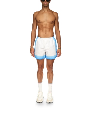 Blue Gradient Swim Trunks