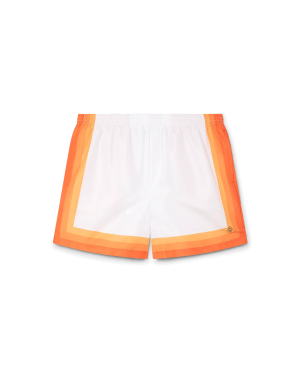 Orange Gradient Swim Trunks