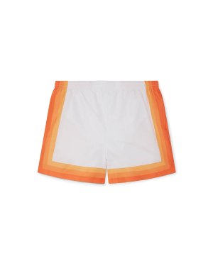 Orange Gradient Swim Trunks