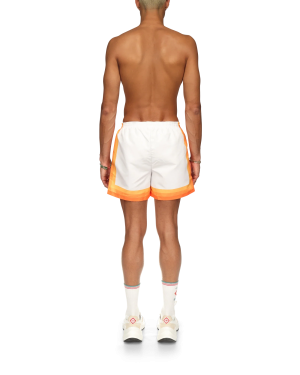 Orange Gradient Swim Trunks