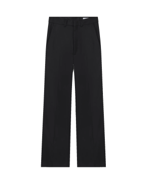 Black Wool Tailoring Trousers