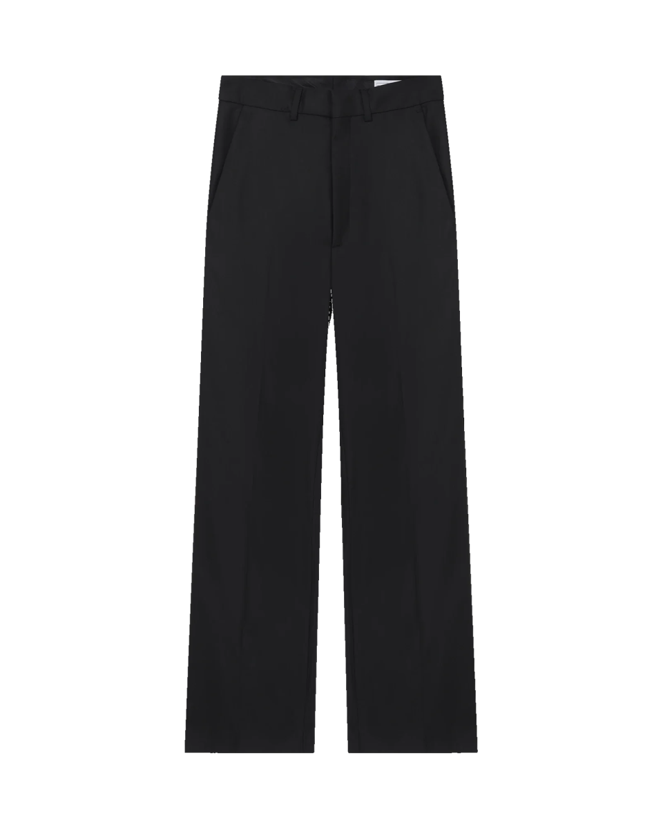 Black Wool Tailoring Trousers